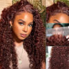 32_0f7e9da4-d8c7-4a97-8cff-7c85d6a065d9 Reddish Brown Curly Wig HD Lace Front Wigs 4*4/13*4/13*6 Lace Human Hair Wig - 13x4 Lace / Yes(+) / 24inch