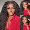360LaceFrontJerryCurlyHDLaceWigsPrePluckedWithBabyHairNaturalBlackColorWigs180_Density_01 FABA Wigs Best 360 Transparent Lace Front Wigs Pre Cut Black Curly Wig - 360 Lace / 180% / 26inch