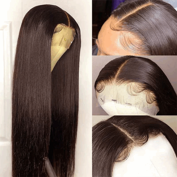 360brown_5_8c66630b-01eb-4643-a623-777f8c17470e Brown Straight 360 Transparent Lace Front Wigs 180% Density - 360 Lace / 180% / 24inch