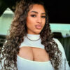 3A-girls-4-mediuium-a curly (3A curls) clip-in extensions #4 medium brown. - 24" / Invisible / Extra Volume