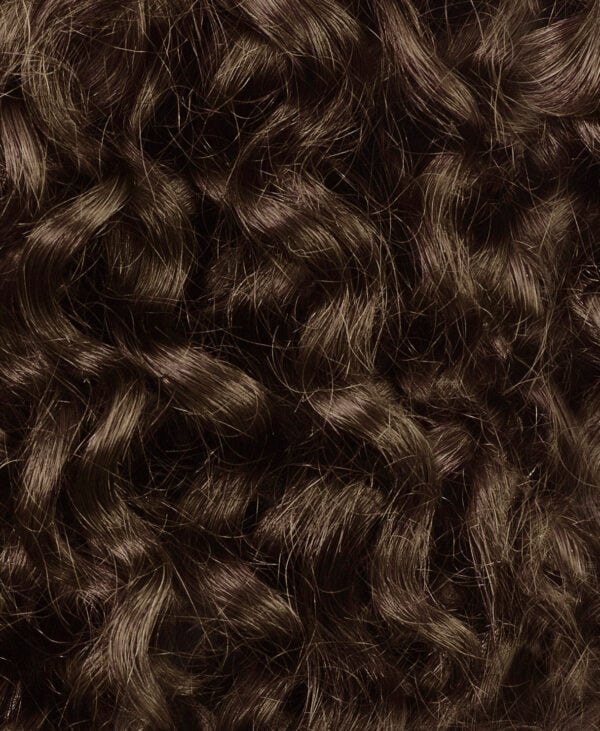 curly (3A curls) clip-in extensions #6 light brown. - 20" / Regular / Extra Volume