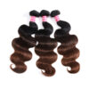 Sunber Loose Wave 2/3/4Pcs Virgin Hair Extensions With Black to Chestnut Brown Ombre 3 Bundles hair - 18 20 22 24