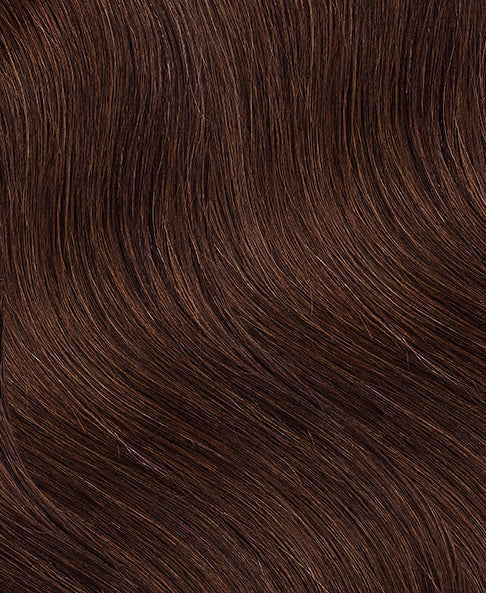 clip-in hair extensions #4 medium brown. - 20" / Classic