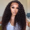 Extra 70% OFF | Sunber Curly 7×5 Bye Bye Knots Pre-Cut Lace Wigs Lace Closure Pre-Plucked Hairline Human Hair - 20 / 7*5 Bye Bye Knots-With Baby Hair