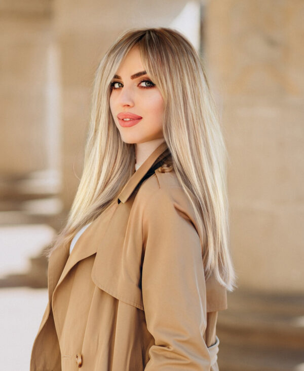 tape-in hair extensions #6r12 dirty blonde rootmelt. - 24"/70g / Invisible