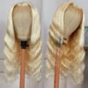 Blonde #613 Wig Body Wave Wig HD Lace Front Wigs Human Hair Wig - 13x6 Lace / Yes（+） / 28inch