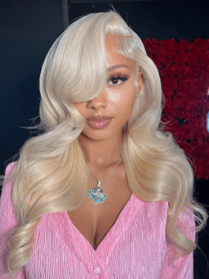 61301 613 Blonde Wig Body Wave Wig 360 Transparent Lace Front Wigs 180% Density - 360 Lace / 180% / 24inch
