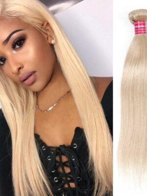 613ST Sunber Hair 613 Blonde Virgin Human Hair Extension Bundles 10-24 Inch 1PCS Straight Hair - 100% Human Hair / 16