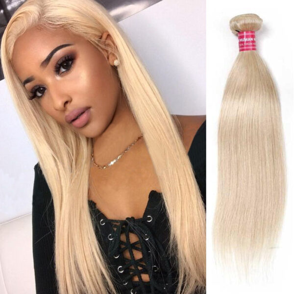 613ST Sunber Hair 613 Blonde Virgin Human Hair Extension Bundles 10-24 Inch 1PCS Straight Hair - 100% Human Hair / 16