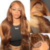 Light Brown #5 Wigs body wave Wig 13×4 Lace Front Wig Wig - 150% / NO / 20
