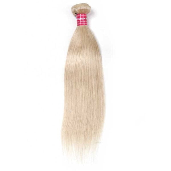 66_1 Sunber Hair 613 Blonde Virgin Human Hair Extension Bundles 10-24 Inch 1PCS Straight Hair - 100% Human Hair / 16