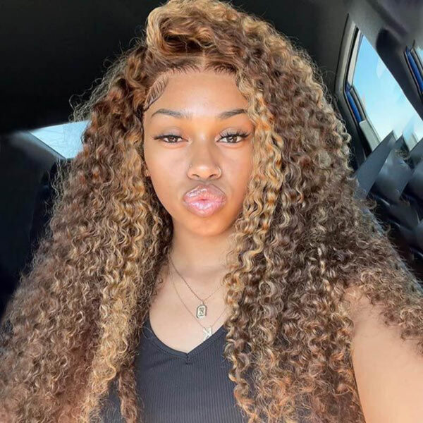 6_11f68f8a-6c92-472e-9539-e017c04f91cd Highlight Ombre Color Wig 4x4/13x4/13x6 Transparent Frontal HD Lace Front Wig - 13x6 Lace / Yes( +.00) / 32inch