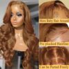 Light Brown #5 Wigs body wave Wig 13×4 Lace Front Wig Wig - 150% / NO / 20