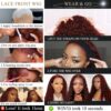 Pre-Cut Lace Wear Go Glueless Wig Reddish Brown Pure Color Deep Wave Breathable - 5x5 Lace / 180% Density / 28 inch