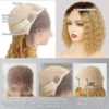 #5/27 Ombre Color Bob Wigs Curly HD Lace Front Human Hair Wig - 13x4 Lace / 10 inch