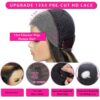 71JfUAbMXEL._SL1001 Pre-Cut Lace Wear Go Glueless Wig Black With Honey Blonde Piano Color Body Wave Breathable - 5x5 Lace / 150% Density / 28 inch