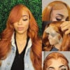 Ginger Wig Body Wave Lace Front Wig Hair Wig 4x4/13x4/13x6 Transparent Lace Front Wig - 4x4 Lace / 150% / 22inch