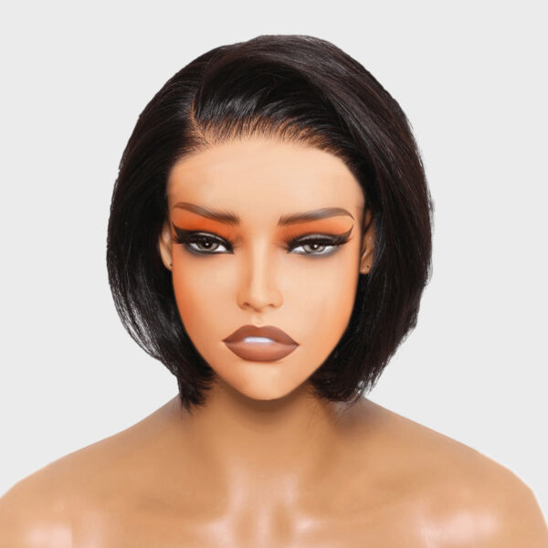 7c911968-28a4-45a6-8263-b52e2f9ad795_eb7c48c3-529c-44e3-b242-ec6ae23f9edd Glueless Wigs Natural Black Straight Pixie Cut Lace Frontal Wig - 5x5 / 8 inch / 180%