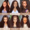 Pre-Cut Lace Wear Go Glueless Wig Dark Brown Pure Color Curly Breathable - 4x4 Lace / 150% Density / 22 inch
