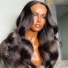 Natural Black Body Wave 13x4 HD Lace Front Wigs 180% Density 100% Human Hair - 13x4 Lace / 16inch