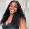 B-G134-N-cy-24rxndomcandie_5_afd531fb-8754-4bf0-998a-0374c5de724e Natural Black Water Wave Lace Front Wig Pre-Cut Glueless Wig Ready Go Human Hair Wigs - 13x4 / 210% / 20 inch