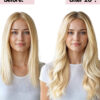 BA-AI-60_4cfdbbd6-e9aa-4eb9-bc7d-7c49ccd17cf1 invisible clip-in hair extensions #613 light blonde. - 16" / Classic