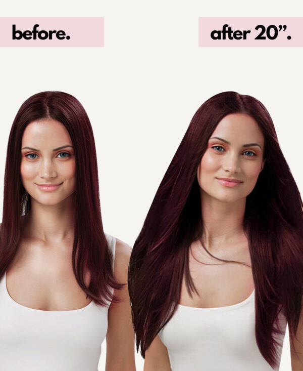 BA-AI-99j_7e4ae2a8-ec2c-4a88-9210-3fb332d40f85 clip-in hair extensions #99J cherry red. - 28" / Extra Volume