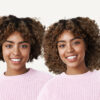 curly (3A curls) clip-in extensions #6 light brown. - 20" / Regular / Extra Volume