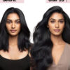 clip-in hair extensions #1 jet black. - 28" / Extra Volume