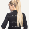 Backpony_613-a ponytail - #613 light blonde. - 14 inches