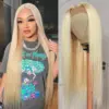 613 Blonde Straight Wig 180% Density Wig 360 Transparent Lace Front Wigs - 360 Lace / 180% / 16inch