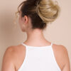 DSC03883-a vegan fiber messy bun - honey blonde.