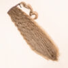 DSC03988-a vegan fiber long wavy ponytail - ash blonde 26".