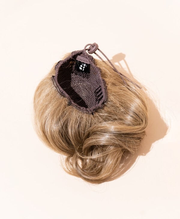 DSC04000-a vegan fiber messy bun - ash blonde.