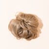 DSC04002-a vegan fiber messy bun - ash blonde.