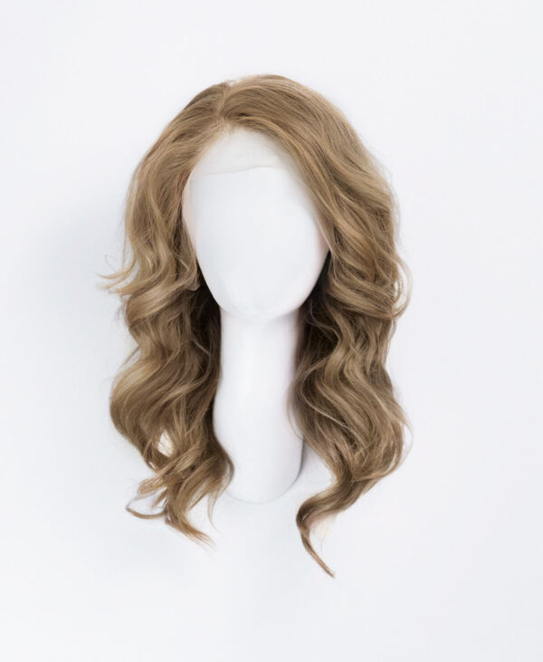 DSC05735-e front lace human wig - 14" ash blonde.