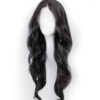 front lace human wig - 24" natural black.