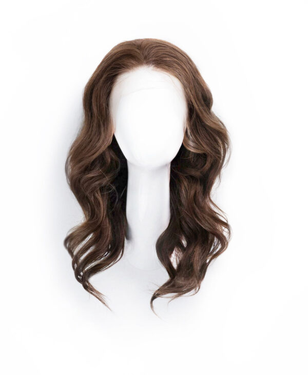 DSC05763-d front lace human wig - 14" medium brown.