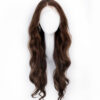DSC05767-c front lace human wig - 24" medium brown.