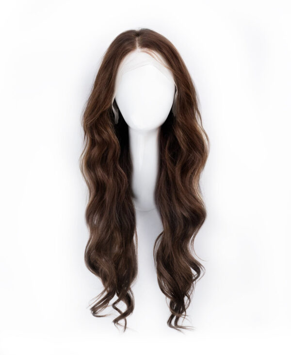 DSC05767-c front lace human wig - 24" medium brown.