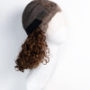 Curly Human Wig - 12” Caramel Balayage.