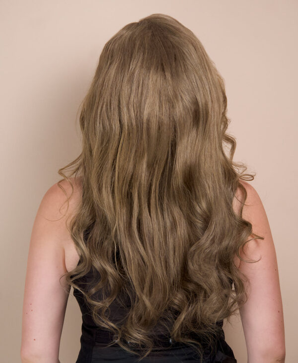 front lace human wig - 20" ash blonde.