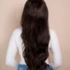 DSC06534-b front lace human wig - 24" chocolate brown.