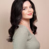 DSC06748-a front lace human wig - 14" natural black.