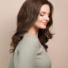 DSC06820-a front lace human wig - 14" medium brown.