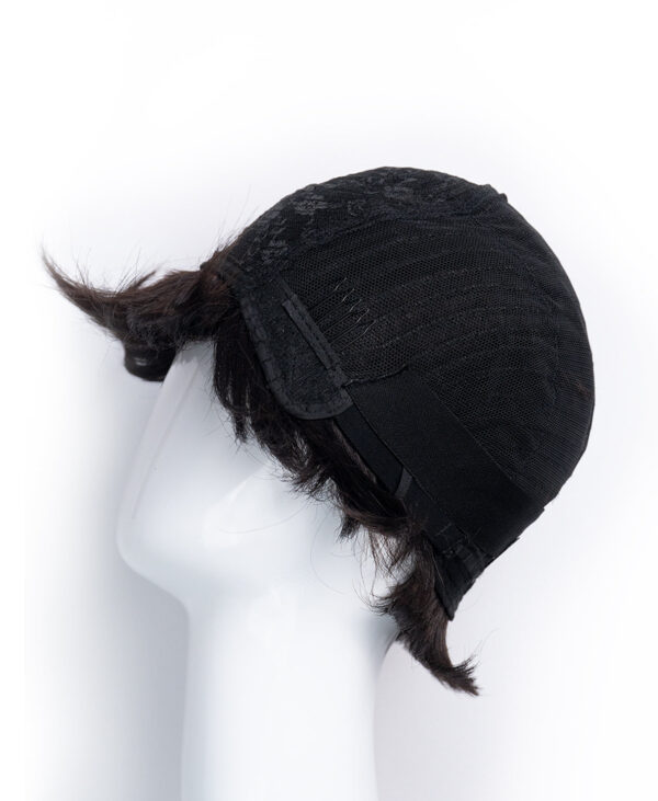 DSC07621-a pixie human wig with bangs - 4" black.