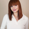 IMG_0984 vegan fiber long bob with bangs wig 12" copper melt.