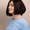 IMG_3060-a wedge bob t-part human wig - 8" chocolate brown.