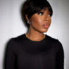 IMG_6908-a pixie human wig with bangs - 4" black.