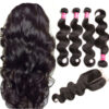 Malaysian_body_wave_hair_4_bundles_with_lace_closure Sunber Hair Virgin Malaysian Hair Body Wave 4 Bundles With 4*4 Lace Closure, Tangle Free, No Shedding - 20 22 24 26+20 / Free Part